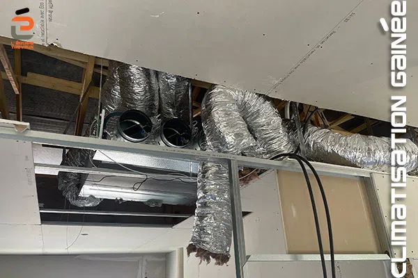 Distribution de flux de climatisation intégrée pour maison individuelle